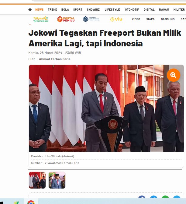 Heran aku...puasa puasa masih ngibul juga. 

Kalau memang milik Indonesia kenapa ada "Kontrak di perpanjang sampai 2061" 

Perpanjang kontrak jadi bukti Freeport MILIK ASING. 

Ngibul kok ga tamat-tamat. 

Ngedabrusssssssss