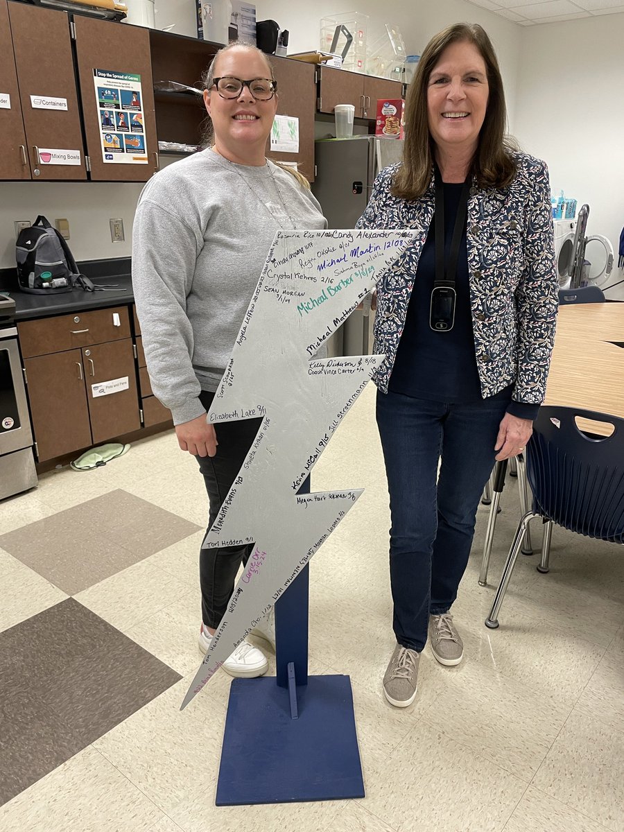 This week’s BOLT recipient is Ms. Beth Wallace! Ms. Orr shared that Ms. Wallace is an integral part of the Special Ed. team. She has developed a great rapport with her students & serves as a case manager. She also shared Ms. Wallace is amazingly detailed! Congrats! #TeamTitans