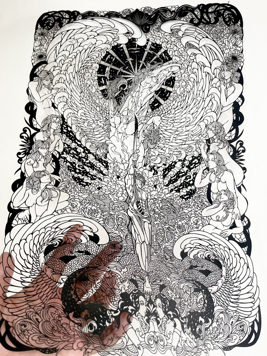 新作切り絵 ペガサス誕生
良かったら❤️🔁よろしくお願いします🙇♂️
#切り絵 #papercuttingart #art