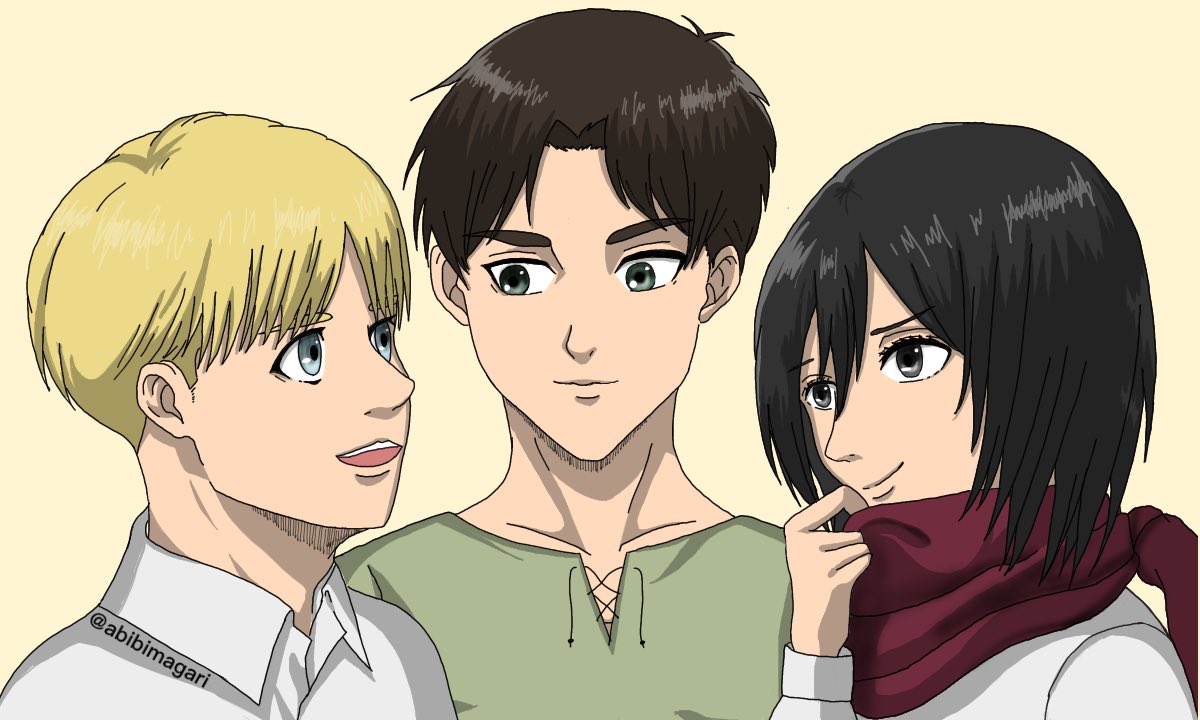 abibimagari's tweet photo. エレン誕生日おめでとう🎉
山小屋の短髪エレンが1番好き

#エレン・イェーガー生誕祭2024
#エレン生誕祭2024
#進撃の巨人 #shinge   #進撃fa 
#Attack_on_titan  #aot 
#エレン  #ミカサ   #アルミン #エレミカ
#ema  #イラスト https://t.co/gFWTZdkX9w