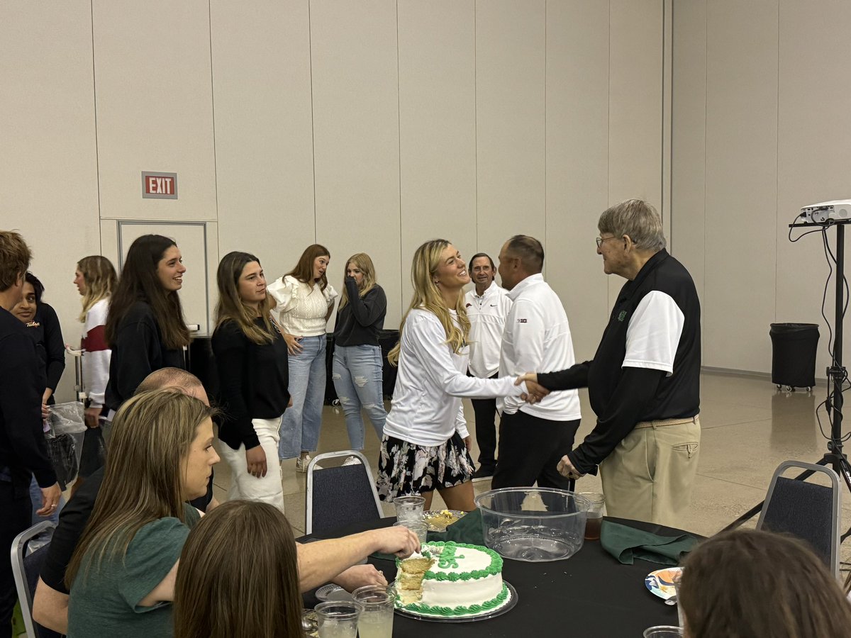 Good luck to @MeanGreenWGolf this weekend at The Bruzzy! Thank you to long time supporter of @UNTsocial and @MeanGreenSports student-athletes, Bruzzy Westheimer for your continued support! 💚 #GMG 🟢🦅