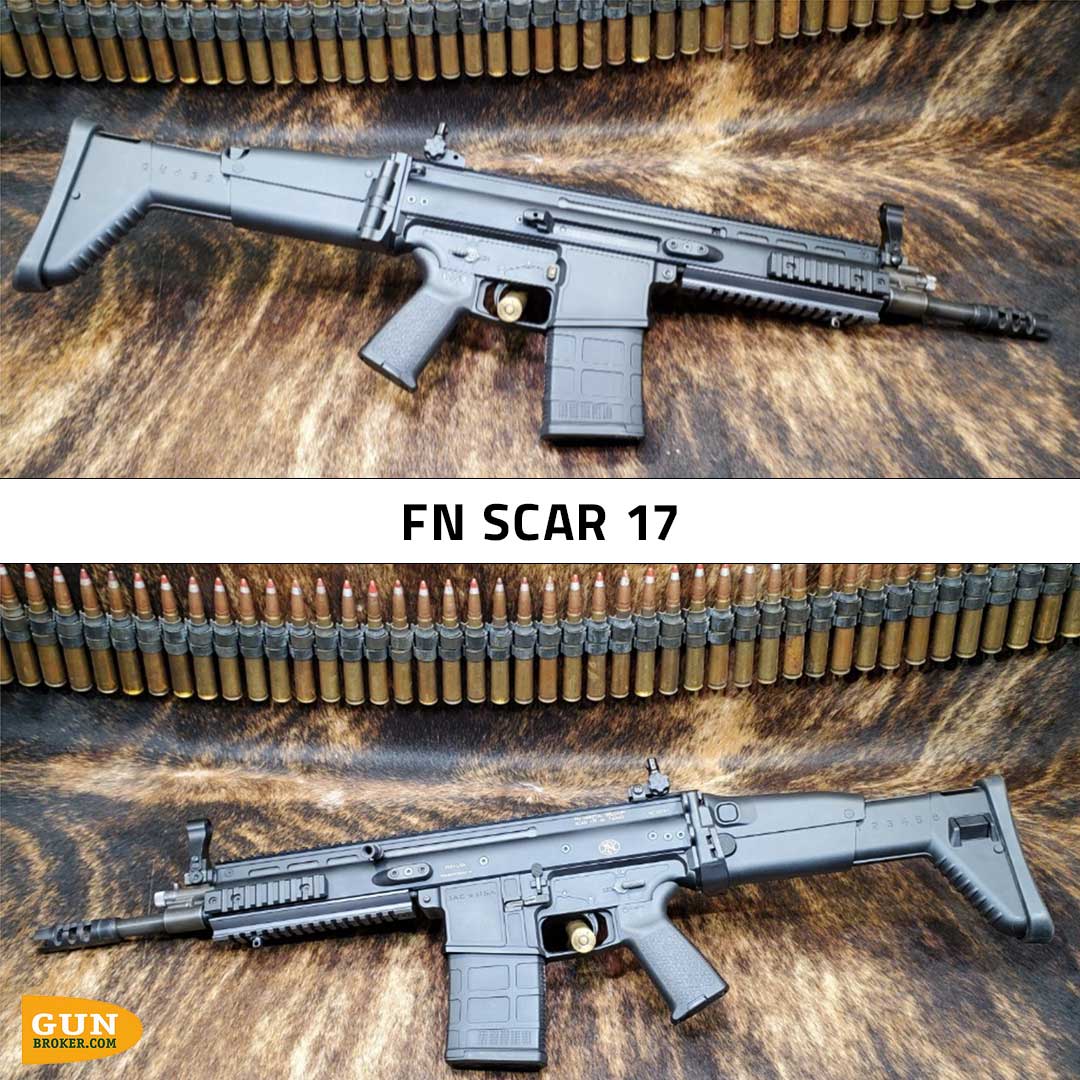 Here's an FN SCAR 17 for #FullAutoFriday ! 
🔥 See it here: bit.ly/49eHhaH

#FNUSA #FNScar #GunBroker
