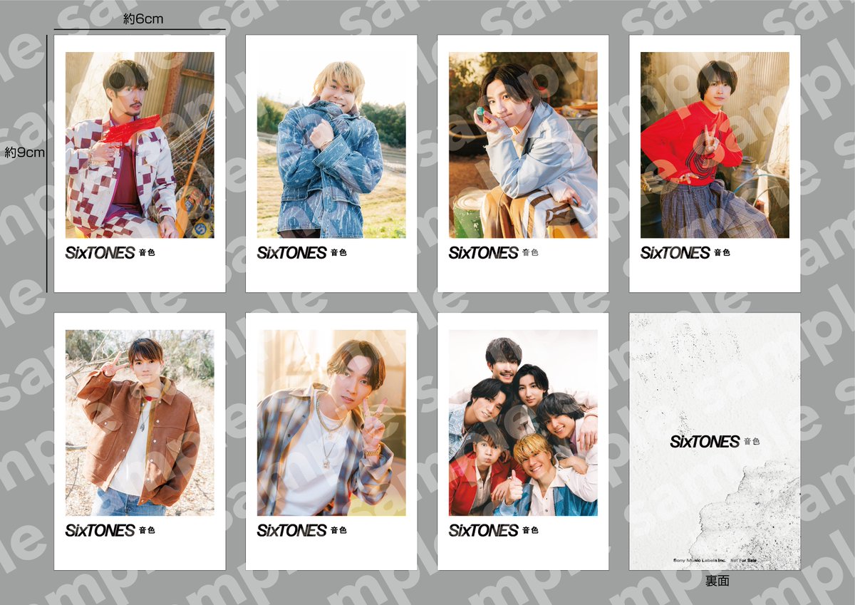 【バラ売り可】SixTONES 音色 ポラロイド風カード フォトカード 田中樹 バラ売り可】SixTONES 音色 ポラロイド風カード フォトカード 田中樹