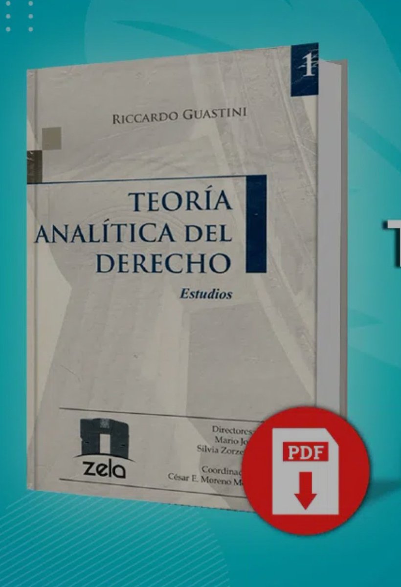 Teoría analítica del derecho Riccardo Guastini ⬇️ iuslatin.pe/teoria-analiti…