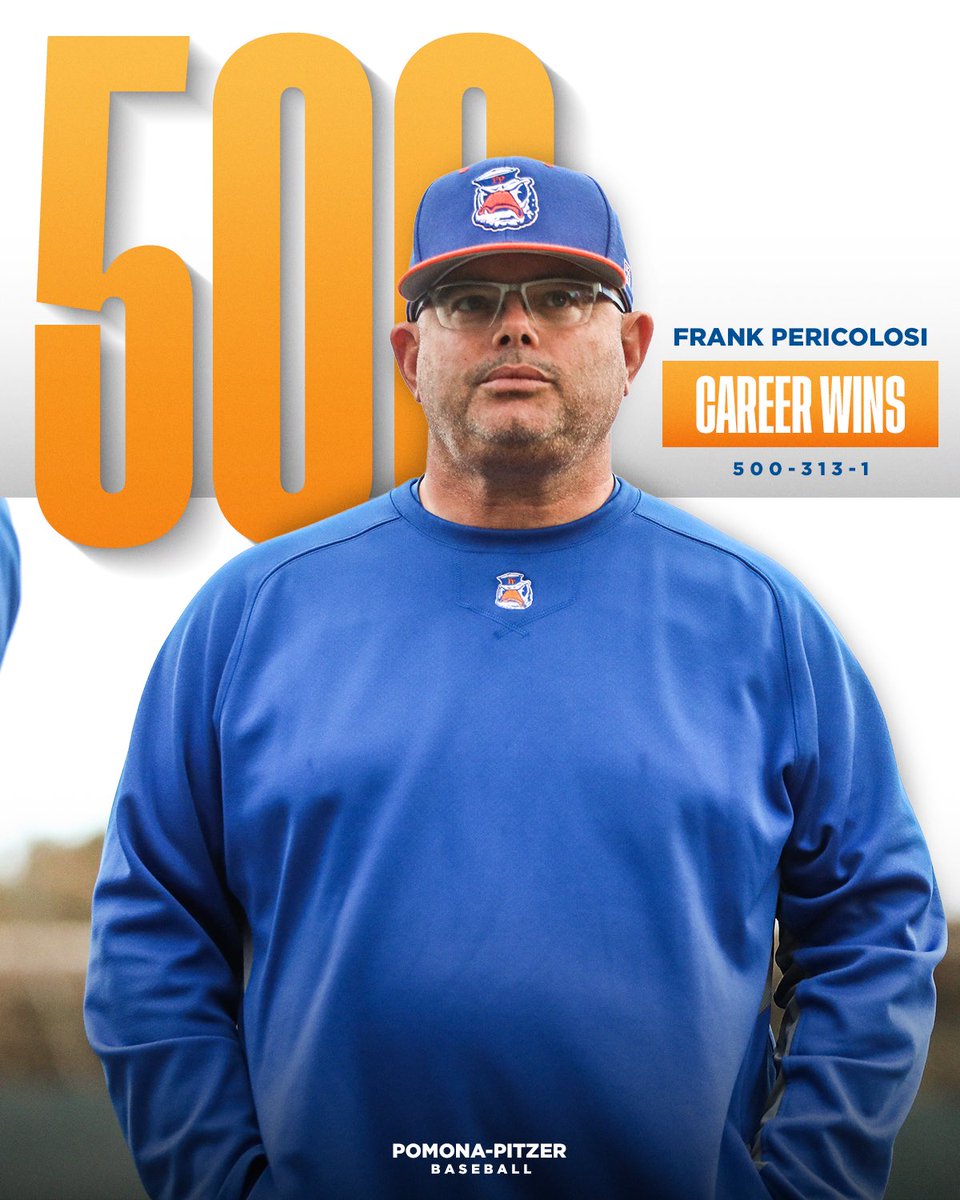 500 WINS‼️ Congratulations to Head Coach Frank Pericolosi for earning his 500th win today with two wins over Caltech! #GoSagehens #SagehensBB