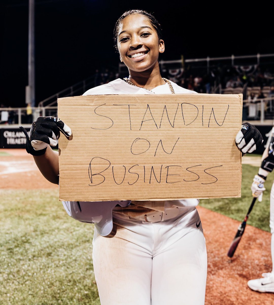 7 runs all with 2 outs in the 7th inning 

Yeah, <a href="/UCF_Softball/">UCF Softball</a> is…