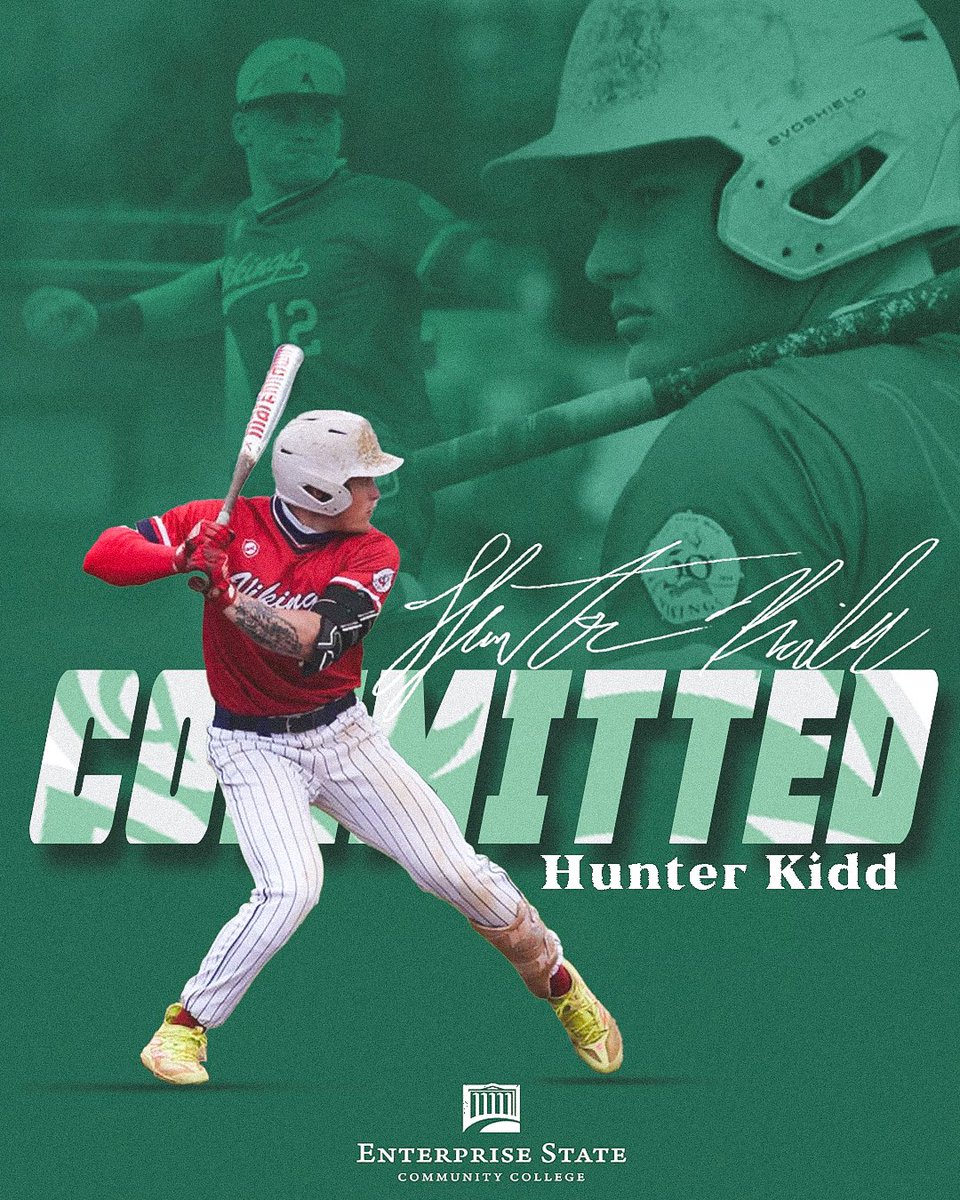 Hunter Kidd (@hunter_kidd17) on Twitter photo I am extremely blessed to announce that I will be continuing my athletic and academic career at Enterprise State community college! I wouldn’t have been able to get to this point without the support of my family and friends. <a href="/coachbfric/">Bubba Frichter</a> <a href="/EnterpriseState/">Enterprise State</a> I am extremely blessed to announce that I will be continuing my athletic and academic career at Enterprise State community college! I wouldn’t have been able to get to this point without the support of my family and friends. <a href="/coachbfric/">Bubba Frichter</a> <a href="/EnterpriseState/">Enterprise State</a>