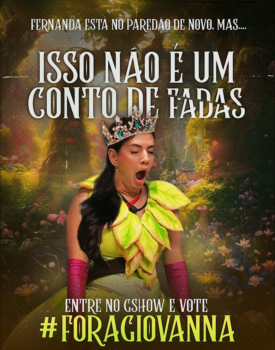 nandabande's tweet image. ESTAMOS NO PAREDÃO!
Isso não é um conto de fadas, a nossa ÚNICA opção aqui é fazer dar certo e nós vamos tentar ATÉ O FIM! Sigam nosso posicionamento estratégico, nosso foco é a Fernanda.

❌ O voto é para SAIR, votem em GIOVANNA para salvar a Fernanda!

#BBB24 #TeamNanda…