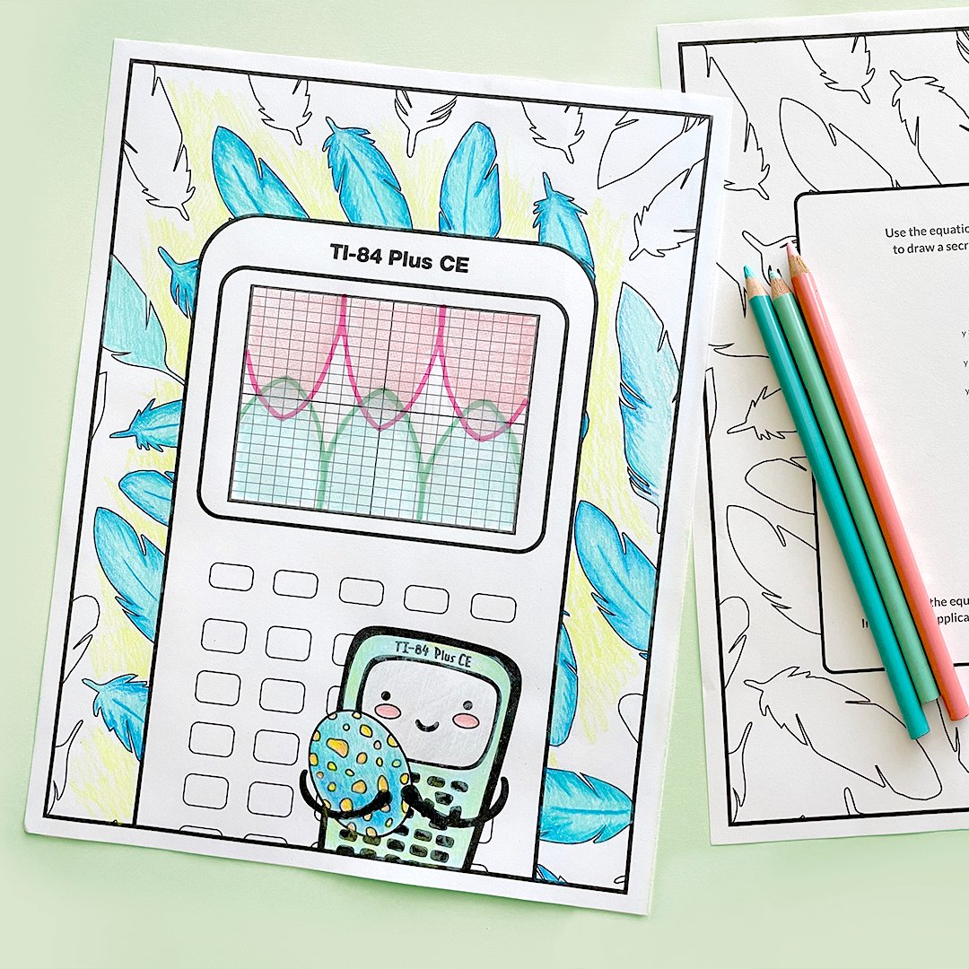 🐣 Surprise! There's a little math hidden in these coloring pages. Watch what hatches as students go on the hunt! 🥚 🥚 🥚 ! Download for spring time fun your classroom: bit.ly/3rSsliY #iteachmath #teachertwitter #math #coloringbook #MathFun