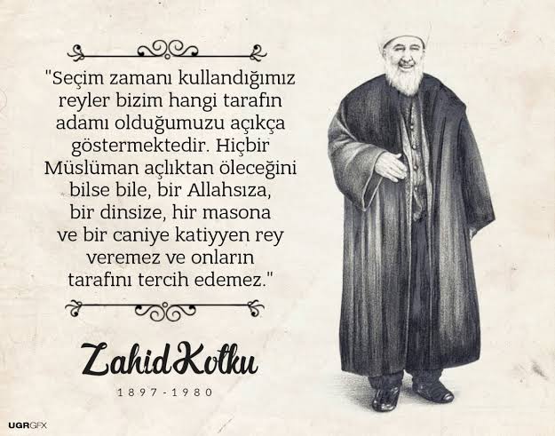 'Seçim zamani kullandığımız reyler bizim hangi tarafın adamı olduğumuzu açıkça göstermektedir. Hiçbir Müslüman açlıktan öleceğini bilse,bir Allahsıza, bir dinsize, bir mason ve bir caniye kat'iyen rey veremez ve onların tarafını tercih edemez' 👉Sen👈 NE TARAFTASIN Sonar #deprem