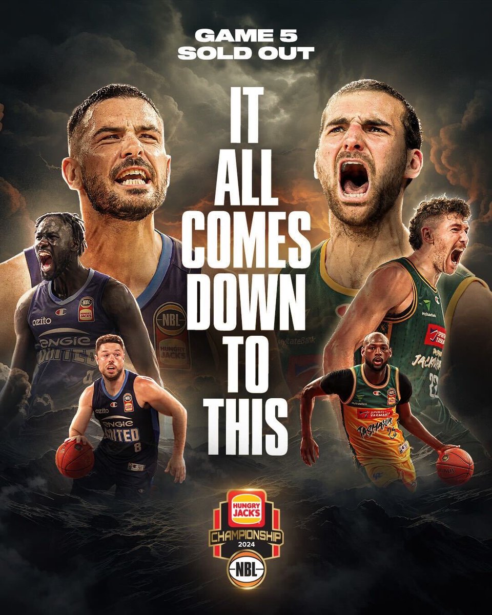 SOLD OUT GAME 5.

It all comes down to this... 10,500 will enter John Cain Arena to see who will be crowned the NBL24 Champion 🏆

Don't miss the action, coverage starts at 3:30 AEDT live on ESPN via Kayo 📺