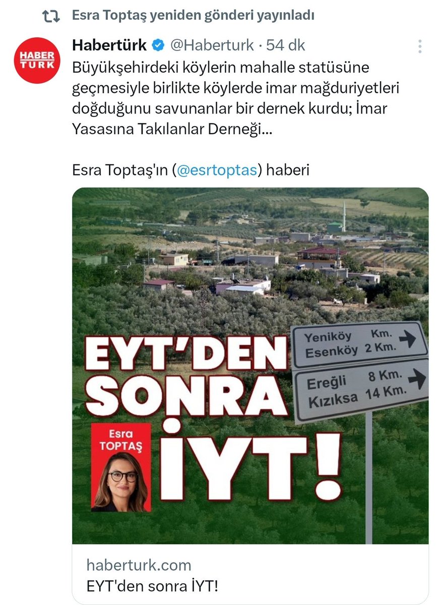 5216 Sayılı Büyükşehir Yasası ile Köyler mahalle oldu, köydeki kümes ile şehirdeki yapı aynı sayıldı. Köyler boşaldı. Köylü imarzede oldu.

#YapıKayıtTorbaya / Sonar / #Deprem / Mehmet Altınöz / Washington Post / Tayyip Eroğan / 16 Milyon Emekli / refah / Hamza Dağ