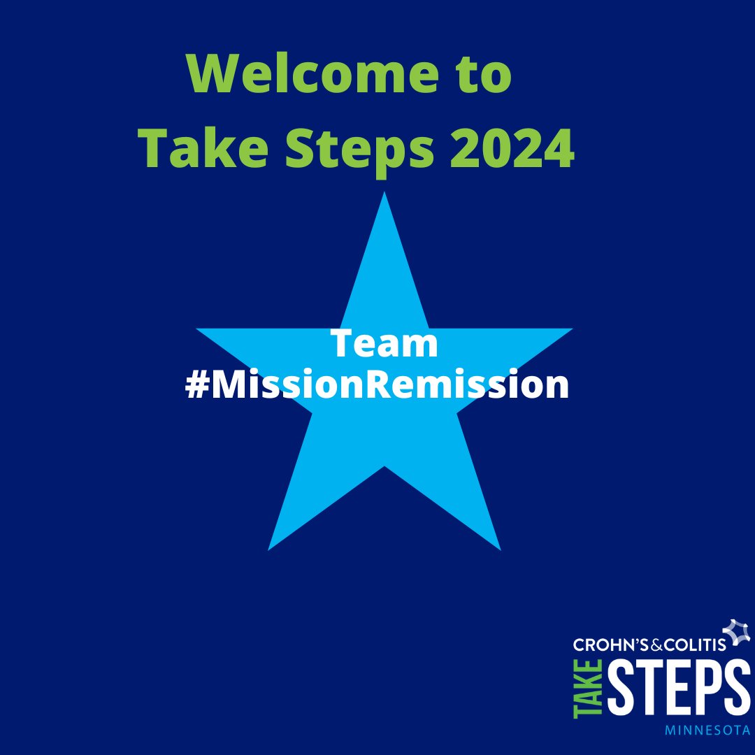 We're thrilled to have so many new teams joining us for Take Steps 2024! This week we're spotlighting Team #MissionRemission, we're grateful to have them participating this year and for all the fundraising they've done!

#crohnsdisease #ulcerativecolitis #IBDAwareness #Minnesota