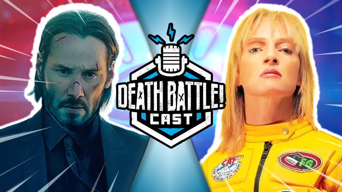 On the next episode of #DEATHBATTLECast, it's #JohnWick vs #KillBill's Beatrix Kiddo!