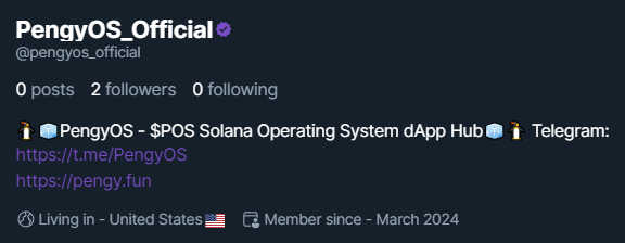 PengyOS_sol's tweet photo. 🐧🐧🐧Great news Pengys! 🐧🐧🐧

Our friends over at @BlockMateClub have verified our BlockMate official profile! ☑️☑️☑️

Head over to https://t.co/0Mbxke5L5d and experience using BlockMate through our dApp hub desktop emulator!

Who's ready to see our next integration? 👀 $POS https://t.co/b6R7OFvbh0