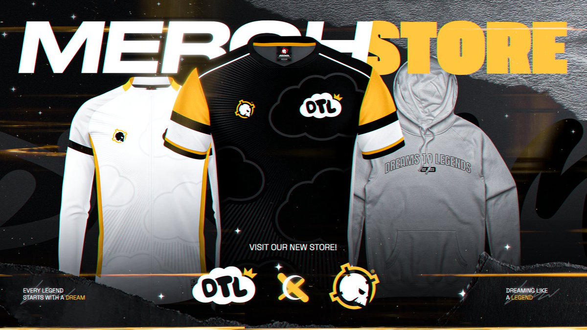 ☁️ Dreams To Legends x <a href="/ARMAgg/">ARMA</a> Merch 👑

This is our first official apparel drop, use code "DTL" for 10% off your order!

🛒 arma.gg/collections/dr…