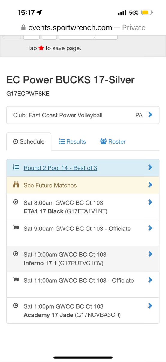 My team went 3-0 on the first day of Bog South! I hope you can come by and watch us tomorrow! @legerandmoon @coachmoonvball @ECPowerVBall #libero #uncommitted #2025 #9