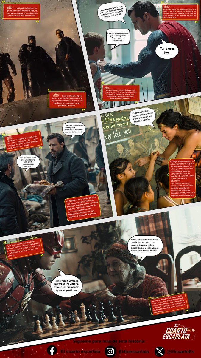 ElcuartoEs's tweet image. Las primeras 4 paginas de "mi comic" esto es lo ultimo que verán, tal vez suba una que otra viñeta futura, pero hasta ahí. Esto es un adelanto y lo siguiente que verán será la historia completa, primero estará en mi canal de youtube #snyderverse #EscarlataComic