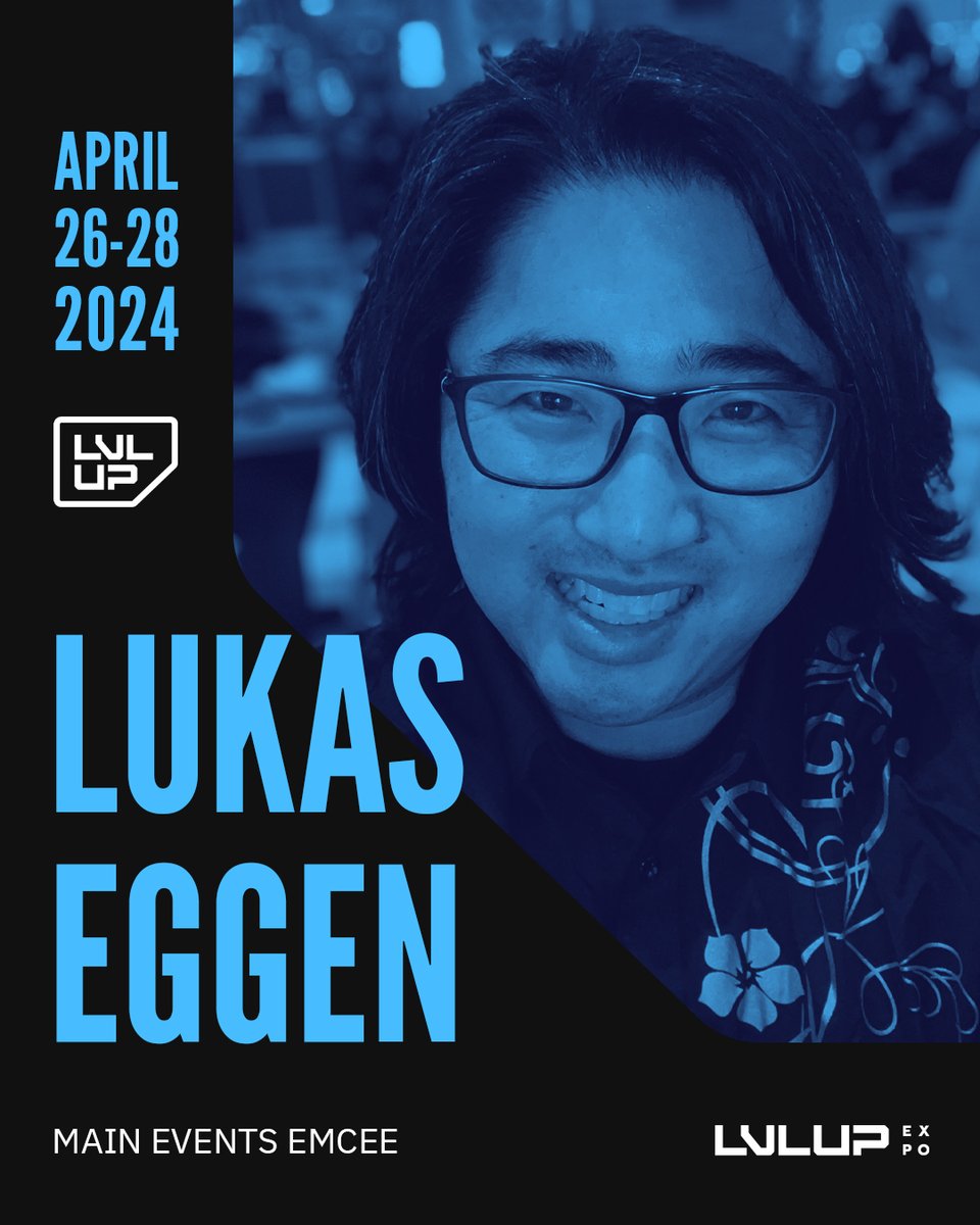 lukaseggen's tweet image. As March comes to a close, I am looking forward to April. I am serving as your emcee on the main events stage at @LVLUPEXPO! I hope to see you out there!