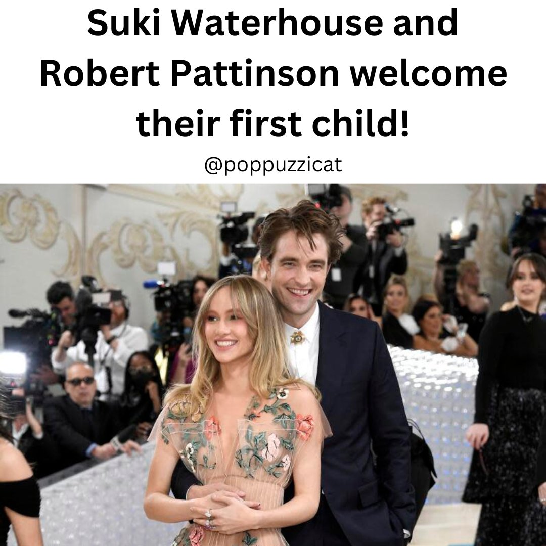 Let's all send them our congratulations for their new baby! 🍼🐣
#firstbaby #newbaby #sukiwaterhouse #robertpattinson #explorepage