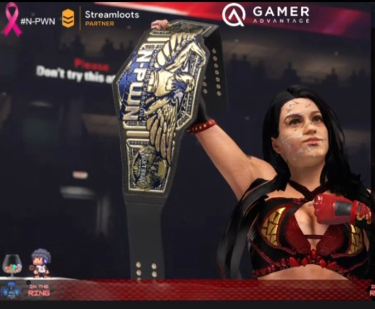 She did it, she did it, My Queen of Death did like the phoenix to obtain the world title. Day of many emotions... Rosa continues dancing!! <a href="/NPWNWrestling/">N-PWN Wrestling</a> 💙💙