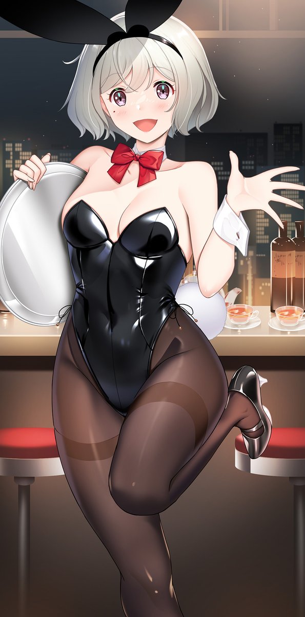 #バニーガール
めちゃ晴れたー 