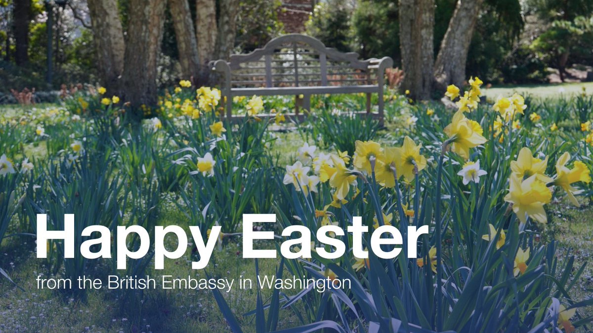 Happy Easter from all of us at the British Embassy in Washington!