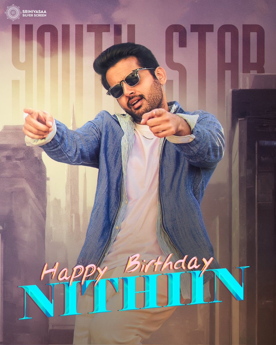 Happiest birthday to Youth 🌟 & talented actor @actor_nithiin ❤️‍🔥 Wishing the blockbuster success for all your upcoming films!🎉 #HBDNithiin