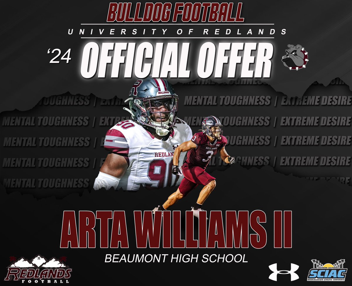 _d2uece's tweet image. I want to greatly appreciate @UR_CoachGood @UR_CoachBennett @UR_CoachMariani for an amazing visit. After a great talk with Coach Good, I have received my 4th offer to the University of Redlands! @CoachSteiny @DBL_D44 @JRRecruiting #GoBulldogs❤️