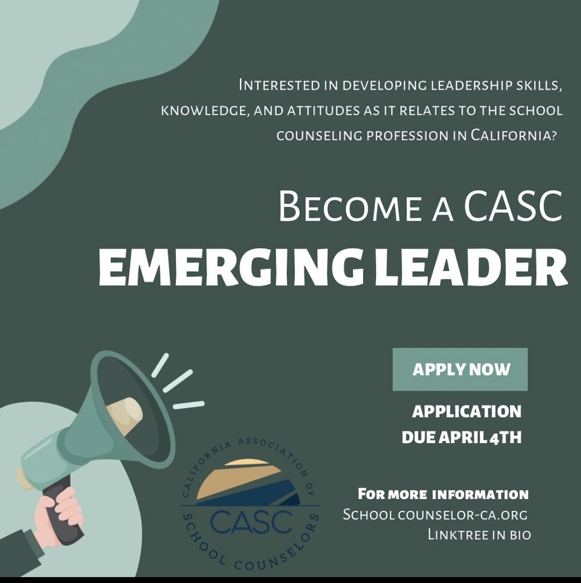 🚨Become an Emerging Leader! Applications due soon. 🚨