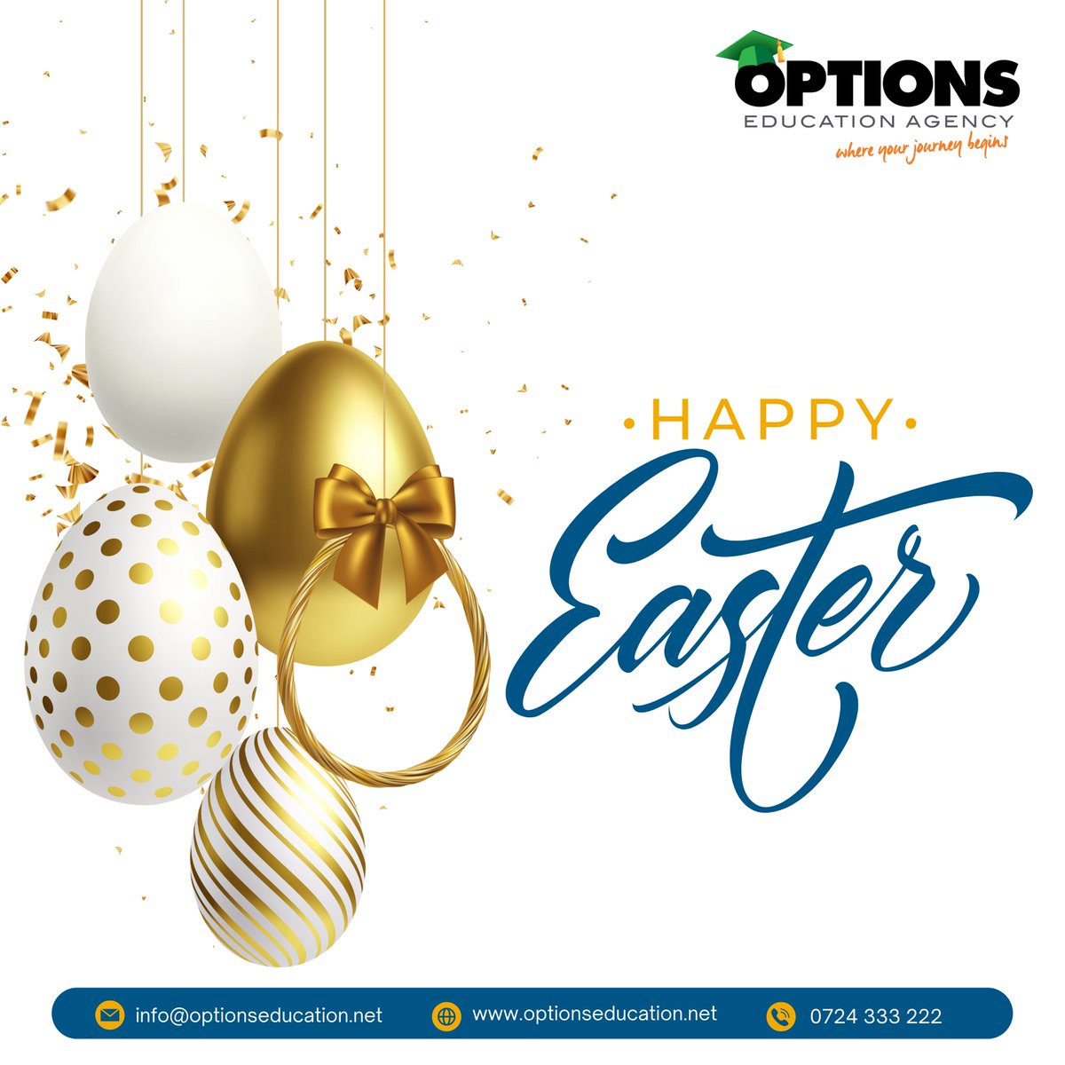Wishing you an egg-ceptional Easter filled with joy and success! Happy Easter! #Easter