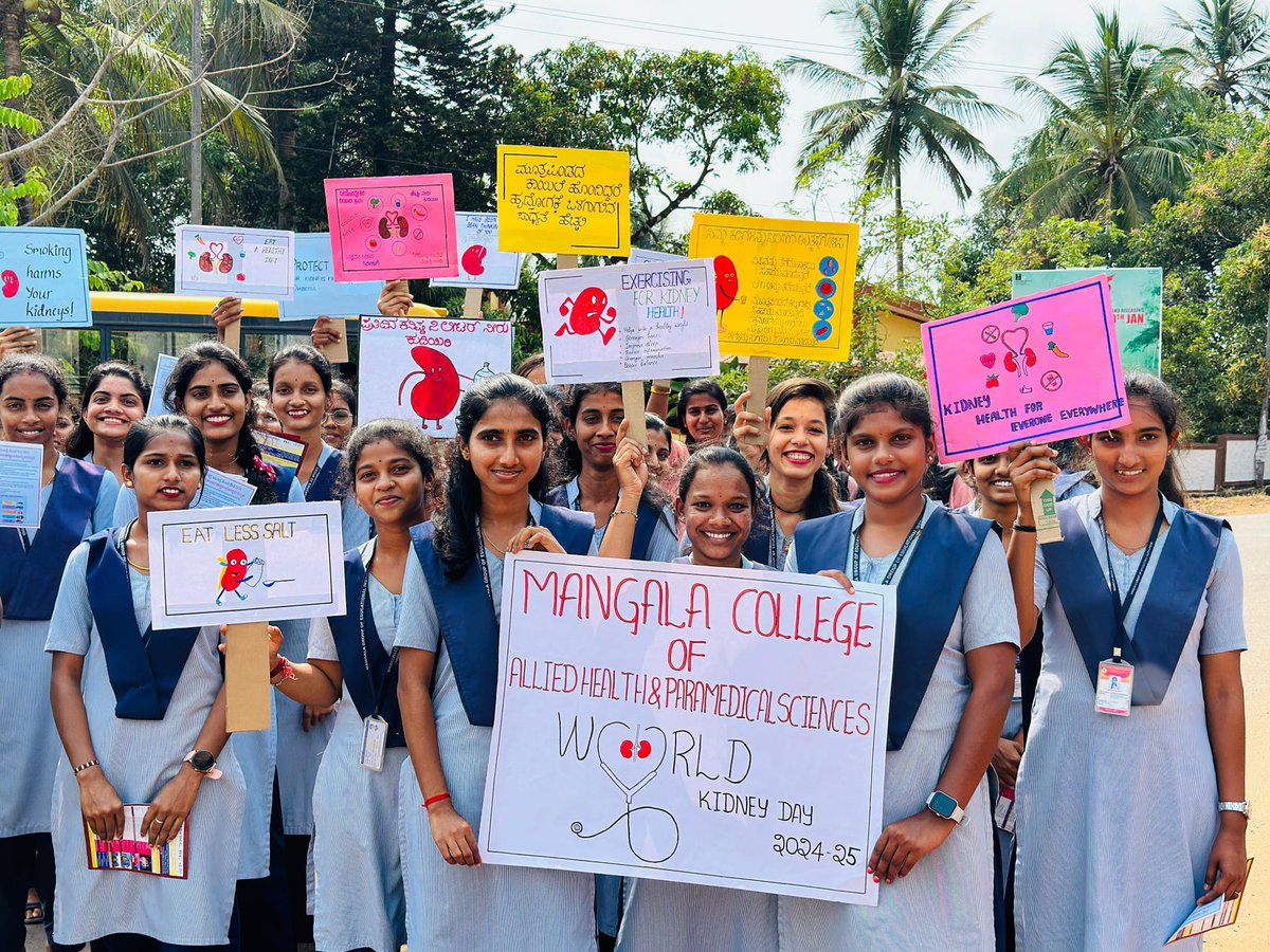 mangala_of's tweet image. On the occasion of World Kidney Day-2024  Kidney Health for All – Advancing equitable access to care and optimal medication practice”,
RDT Dept in association with NSS organized Awareness on renal health on 27-03-2024 to the community of Neermarga. #WorldKidneyDay2024 #dialysis
