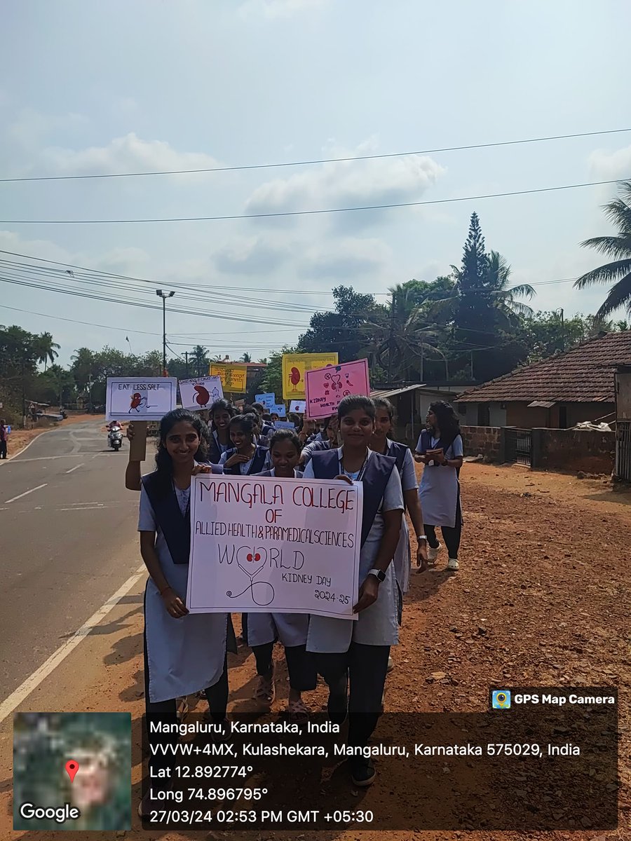 mangala_of's tweet image. On the occasion of World Kidney Day-2024  Kidney Health for All – Advancing equitable access to care and optimal medication practice”,
RDT Dept in association with NSS organized Awareness on renal health on 27-03-2024 to the community of Neermarga. #WorldKidneyDay2024 #dialysis