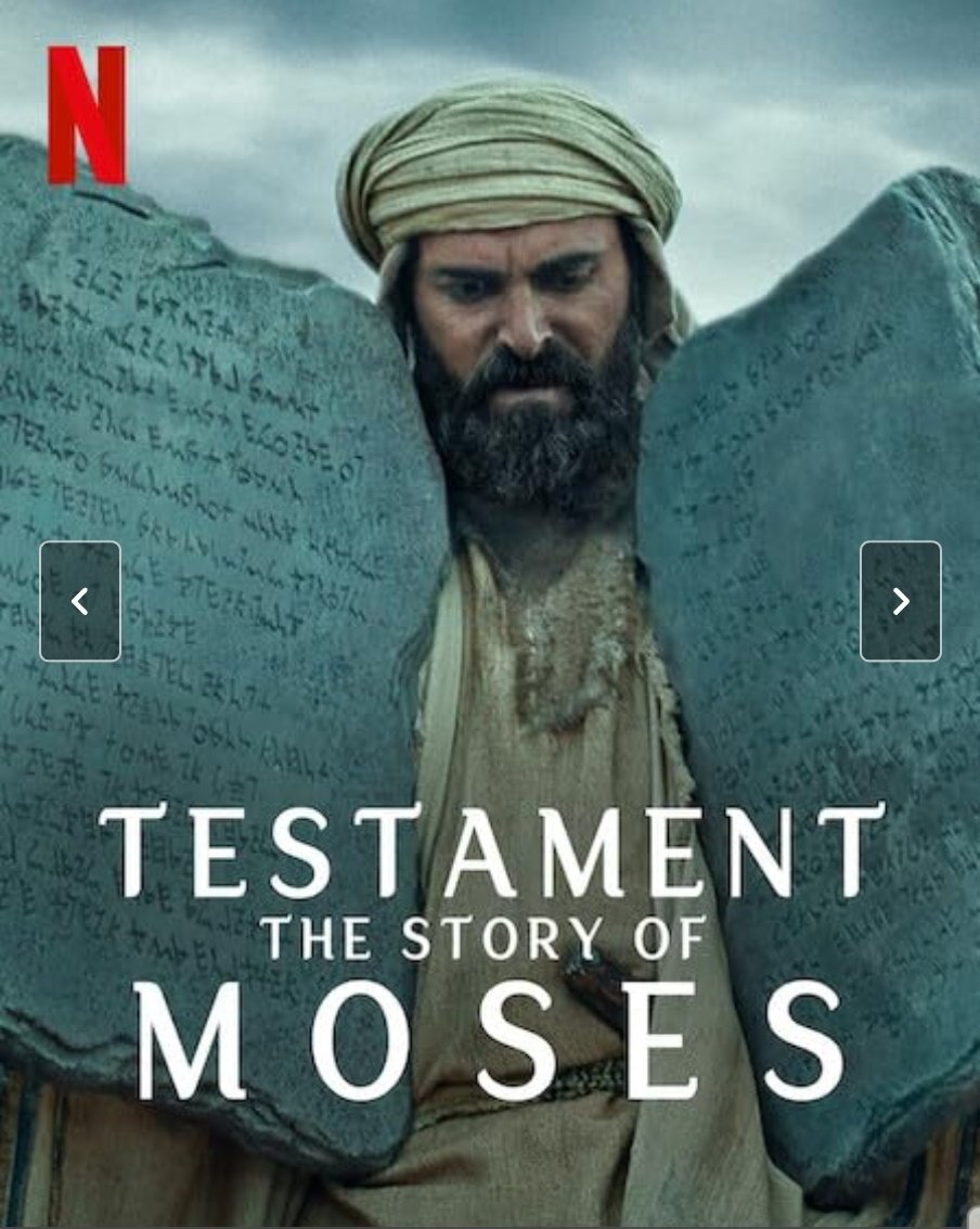 I recently saw 'Testament: The Story of Moses' on Netflix. While no nuance or fresh perspective was explored in it, I found its multi-denominational approach to be quite intriguing and may prove more tolerable to today's youth than traditional sermons. You should watch it.