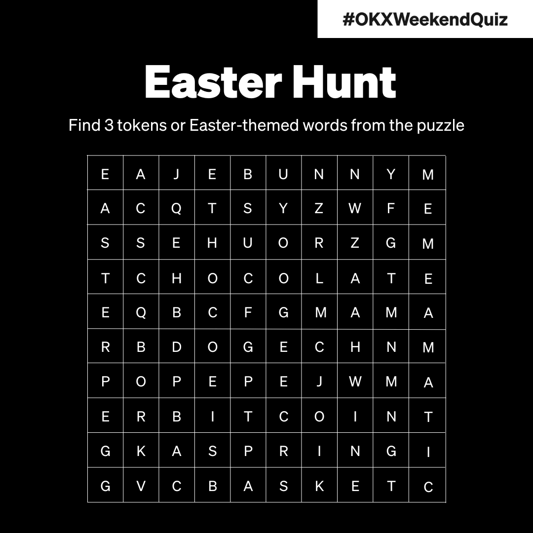 Get egg-cited &amp; win 5️⃣0️⃣0️⃣ USDT with the #OKXWeekendQuiz  🎉 

Enter now:
🐣 Follow <a href="/okx/">OKX</a>
🐣 RT + Comment your answer
🐣 Fill: giv.gg/quiz140