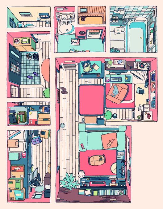 間取り図も描かせていただきました!(詳しくは引用) 