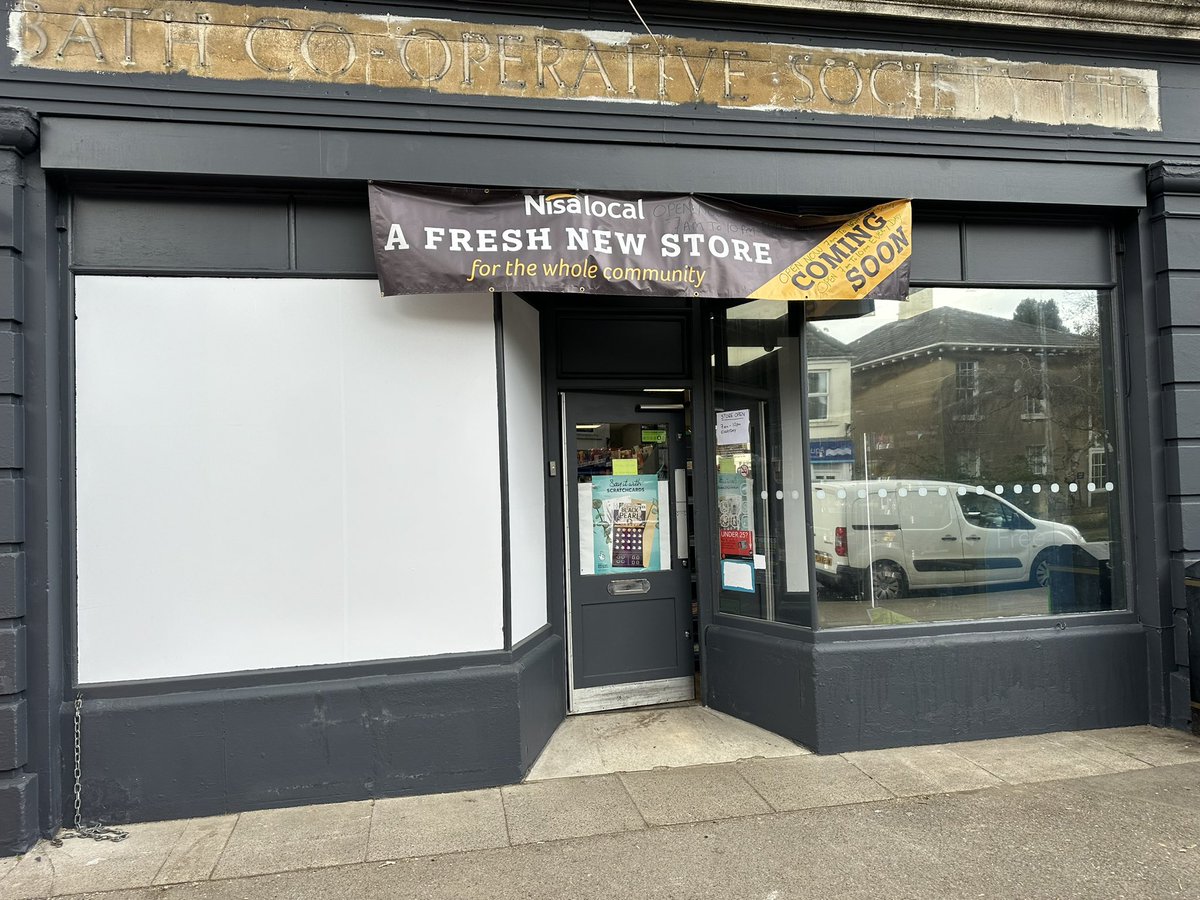 The Combe Down Co-Op is set to be replaced with a Nisa. I hope they are true to their word and continue the investment on this incredible historic site (complete with vintage sign). It is a vital lifeline to the community