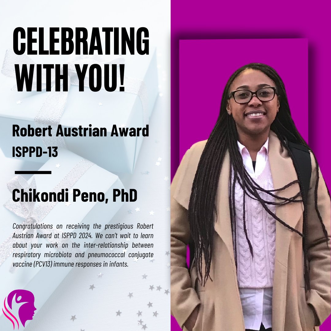 Congratulations to @Chiko_peno, Postdoctoral Associate at @YaleSPH, on receiving the Robert Austrian Award at the ISPPD Meeting in Cape Town. Her journey teaches us that it's okay to be #passionate about biology & not want to be a #medicaldoctor. More; wordsthatcount.org/im-an-agent-of…