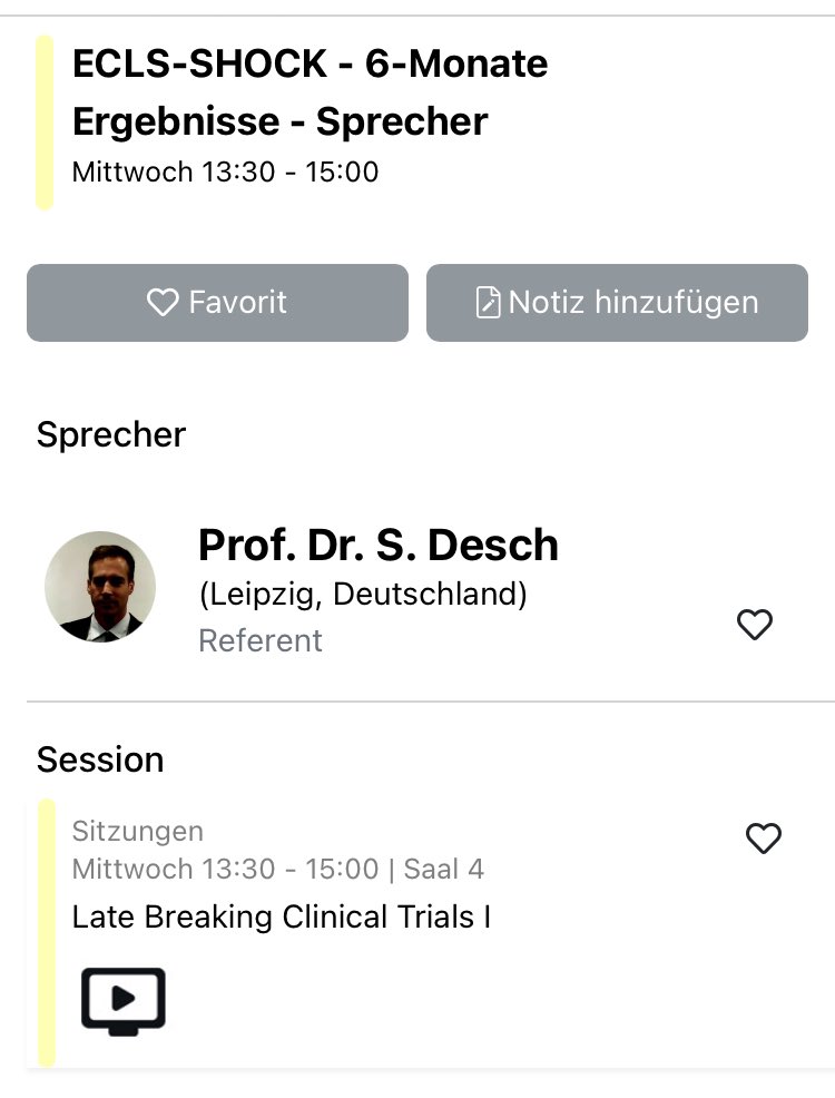 Tobias Graf (@tobiasgraf11) on Twitter photo Man darf gespannt sein #ECLS Shock
Steffen Desch präsentiert das 6-Monats-FU auf der DGK JT 2024 am Mittwoch um 13:30
Bleibt der Effekt auch nach 6 Monaten der gleiche ?
Upstream ECMO vs no ECMO im CS und vor geplanter PCI
<a href="/thiele_holger/">Holger Thiele</a> <a href="/DGK_org/">Deutsche Gesellschaft für Kardiologie</a> <a href="/DGK_AG3/">AG3 - Kardiovaskuläre Intensiv- und Notfallmedizin</a> <a href="/YoungDgk/">Young DGK</a> Man darf gespannt sein #ECLS Shock
Steffen Desch präsentiert das 6-Monats-FU auf der DGK JT 2024 am Mittwoch um 13:30
Bleibt der Effekt auch nach 6 Monaten der gleiche ?
Upstream ECMO vs no ECMO im CS und vor geplanter PCI
<a href="/thiele_holger/">Holger Thiele</a> <a href="/DGK_org/">Deutsche Gesellschaft für Kardiologie</a> <a href="/DGK_AG3/">AG3 - Kardiovaskuläre Intensiv- und Notfallmedizin</a> <a href="/YoungDgk/">Young DGK</a>
