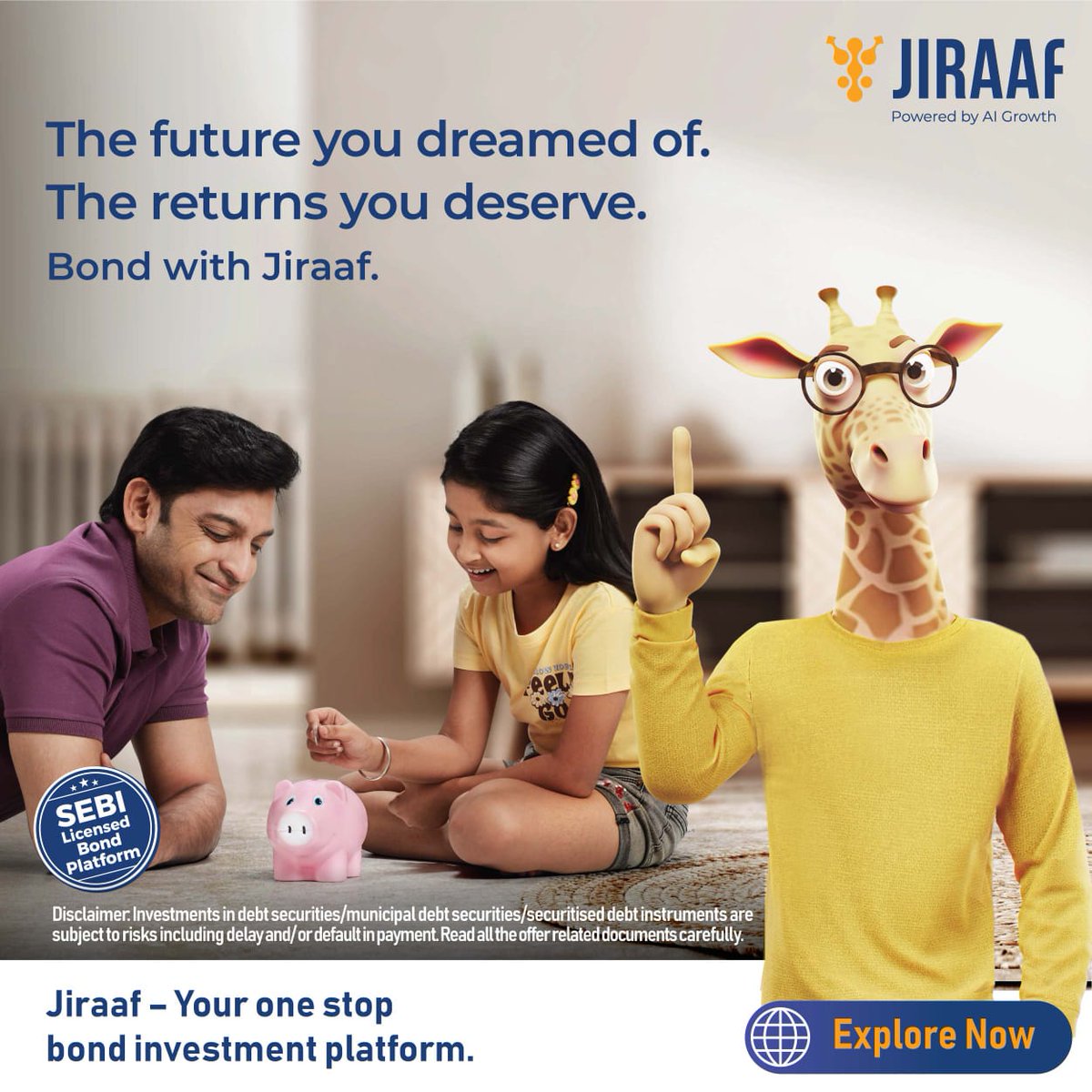 You all should must start your investment here and guys you all will get amezing benefits from here.
#BondWithJiraaf