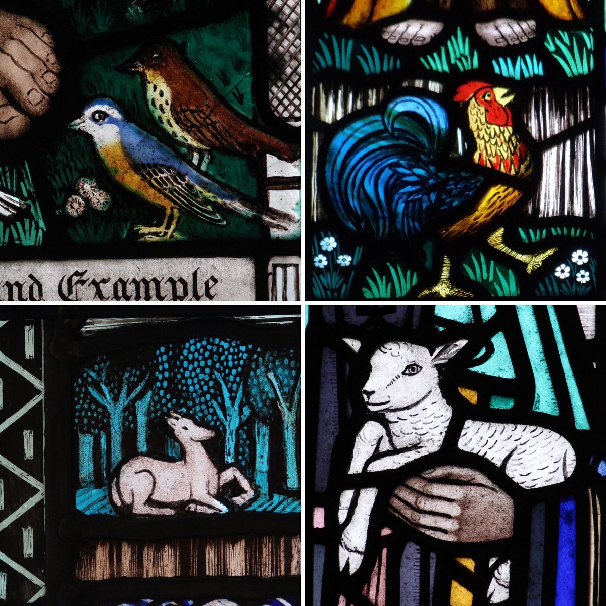 For #CheshireDay, here are some images of #StainedGlass  by #TrenaCox of #Chester - whose beautiful work can be found at locations across #Cheshire. @BSMGP