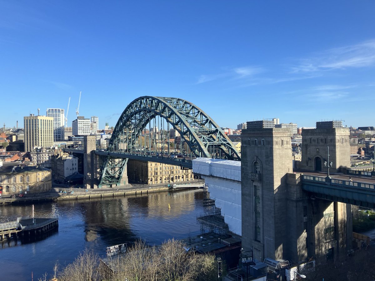 Great view to wake up to in Newcastle.