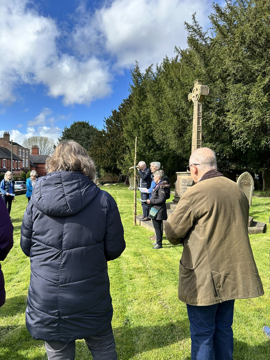 What a powerful and moving way to mark Christ’s journey to the cross. Thanks to all who gave us a shout out as we passed by