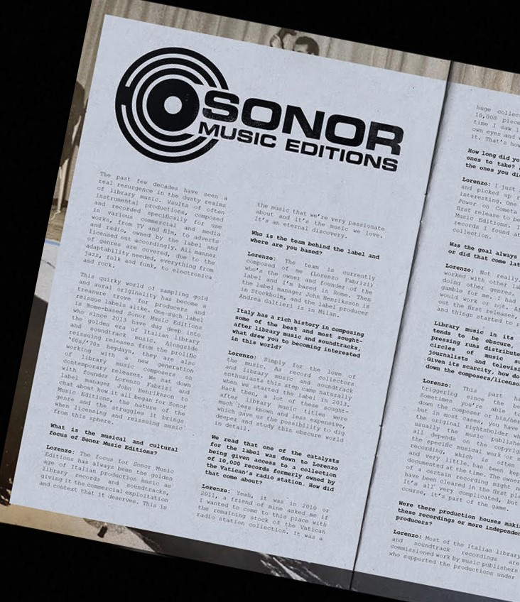 It is out now on the newest @therealmrbongo zine, a special feature about our label. Available for free with any order made via Mr Bongo website. The new reissue of OPEN AIR PARADE will be in stock by next week.