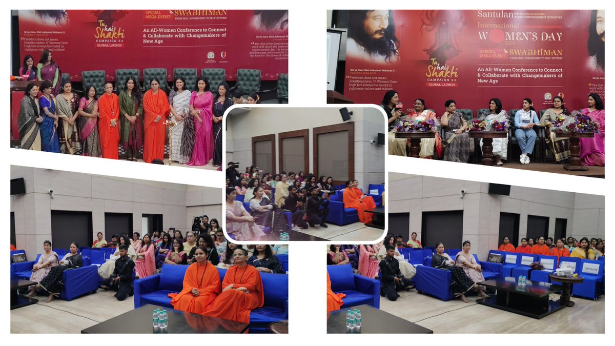 #CCIEvents Global Launch of 'Tu Hai #Shakti ' Campaign & Women Conference to connect & collaborate with changemakers of the New Age organised by @djjsworld today. @djjssanrakshan