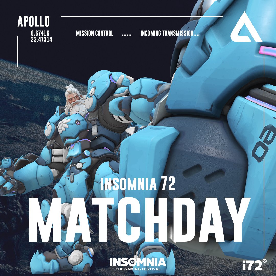 Apollo (@apollo0ow) on Twitter photo We've qualified for playoffs!
Day 2 of #i72 #insomnia is upon us and we've got some amazing games ahead today! Come cheer us on in the LAN Hall or watch live on twitch later today!
🎨: <a href="/JJW_Designs/">JJW Designs</a> We've qualified for playoffs!
Day 2 of #i72 #insomnia is upon us and we've got some amazing games ahead today! Come cheer us on in the LAN Hall or watch live on twitch later today!
🎨: <a href="/JJW_Designs/">JJW Designs</a>
