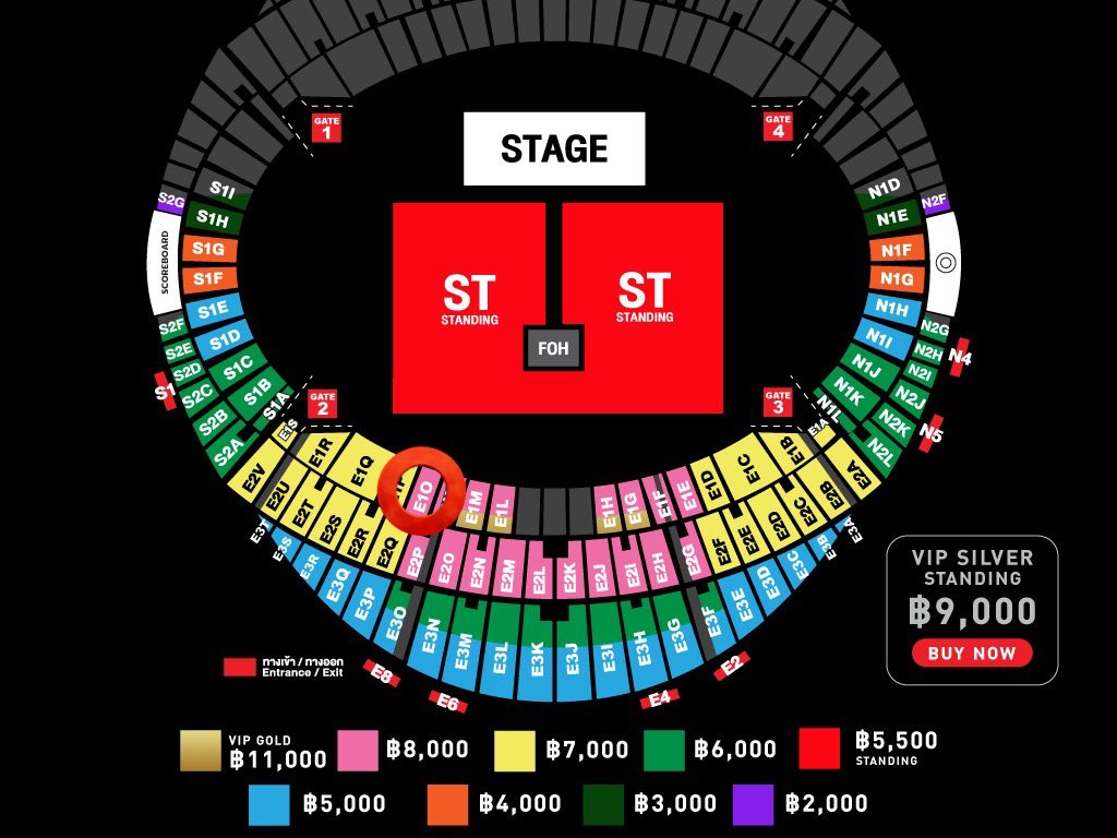 🔥ปล่อยบัตร🔥 วันที่ 31 Zone E10 1ใบ ขายเท 7,000฿ กทม นัดรับได้ หรือ รับหน้าคอนได้  DM มาเลยค่า 
Selling Zone E10 1 ticket (can pick ticket tmr at Rajamangala) 
#BrunoMarsBKK #BrunoMars #BrunoMarsLiveInBangkok #BrunoMarsLiveInBKK