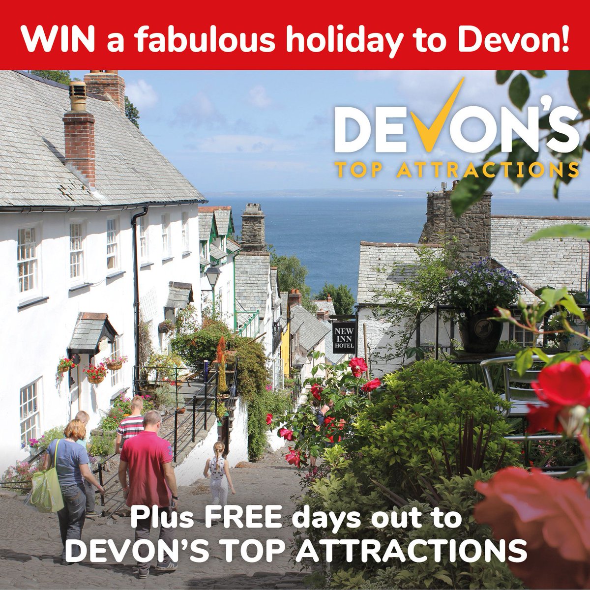 WIN - 1 of 4 Devon amazing 2024 Devon Holidays This has got to be one of the best competitions around not 1 but 4 Devon holidays up for grabs. Plus some free days out tickets too to Devon's Top Attractions. Enter here buff.ly/4bzbC63