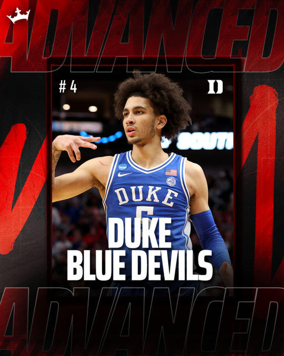 (4) Duke defeats (1) Houston and advances to the Elite 8!