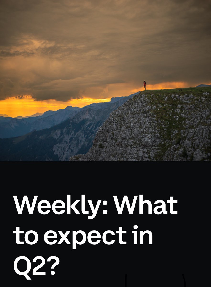 NEW: Coinbase Research forecasts tailwinds for #Bitcoin in Q2. Head analyst  David Duong underscored that the critical 90-day review period used by  wirehouses to conduct due diligence on new financial products will